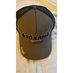 Godspeed Men's Solid Trucker Hat Cap Gray Black Breathable One Size